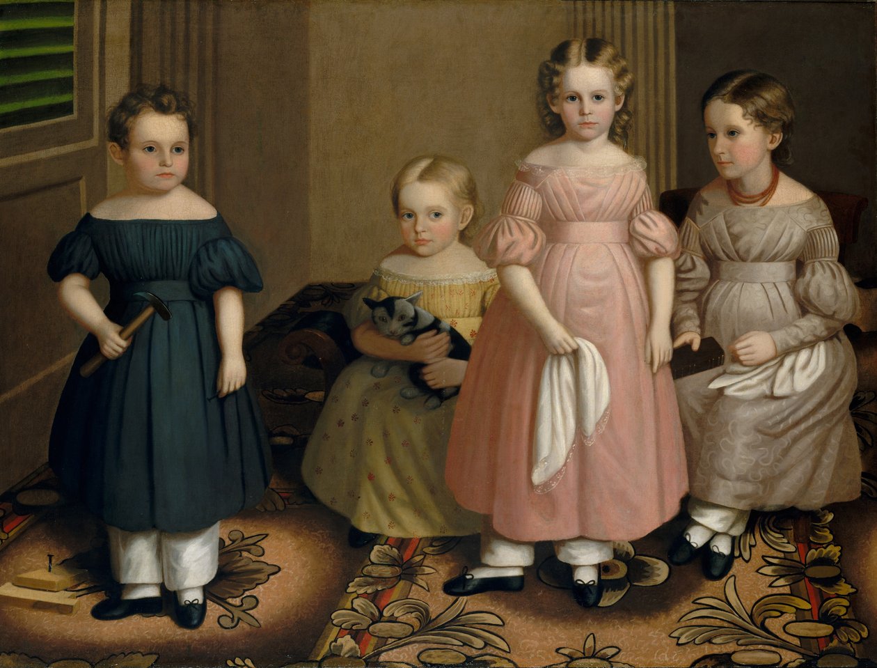 The Alling Children ، c.1839 بواسطة أوليفر تاربيل إيدي