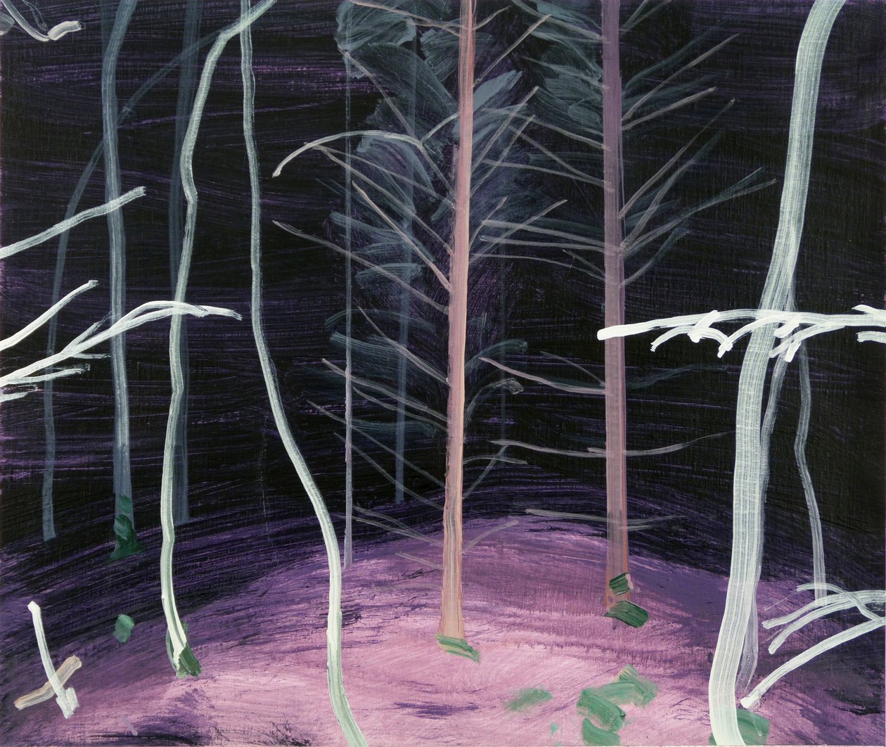 Forêt-noire 6، 2017 (أكريليك على قماش) بواسطة أوليفييه موريل