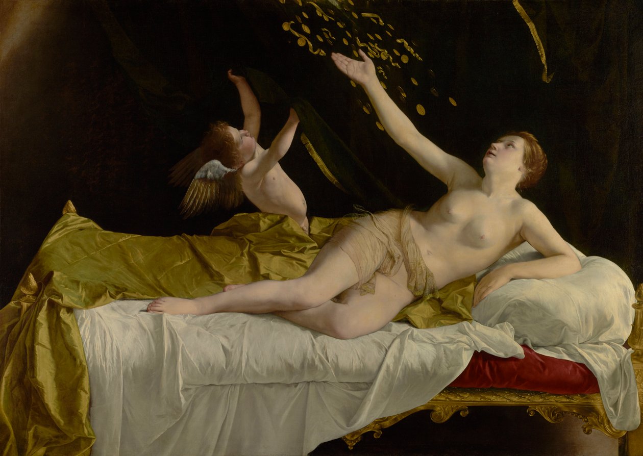 Danaë ودش الذهب ، بواسطة أورازيو جينتيليشي