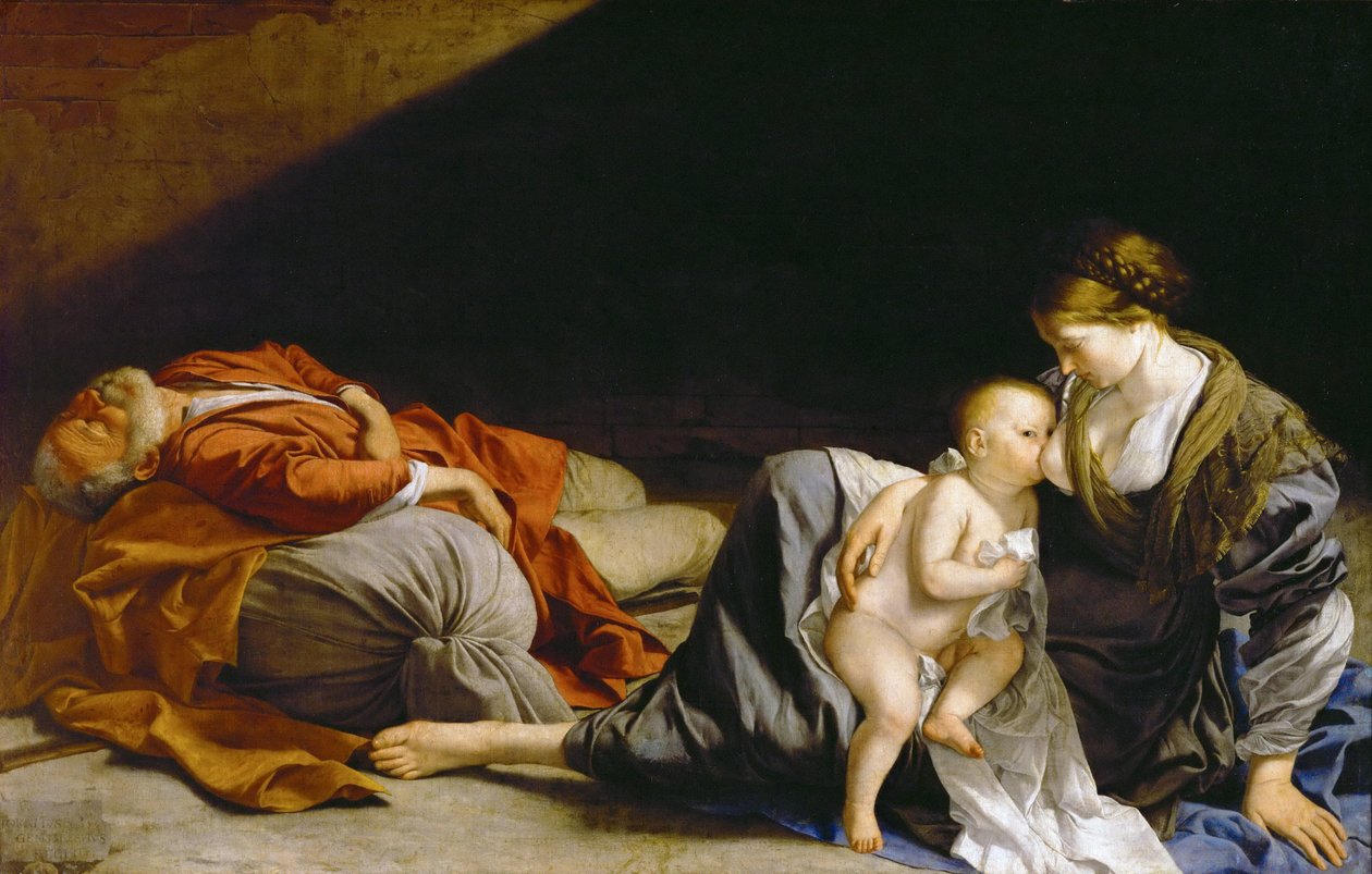 البقية في الرحلة إلى مصر - البقية في الرحلة إلى مصر - Orazio Gentileschi (1563-1638). زيت على قماش ، حوالي 1625. الحجم: 138.5 × 216 سم. متحف تاريخ الفن ، فيينا بواسطة أورازيو جينتيليشي