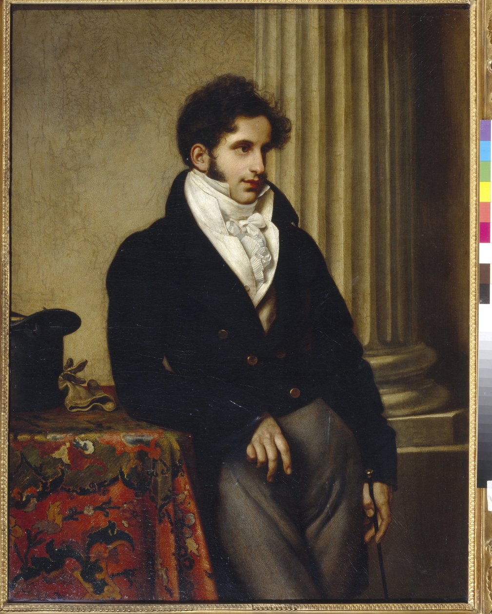 صورة للكونت سيرجي سيميونوفيتش أوفاروف (1786-1855) - لوحة لأوريست أداموفيتش كيبرينسكي (1782-1836) ، زيت على قماش (117.3 × 90.8 سم) بواسطة أوريست أداموفيتش كيبرينسكي