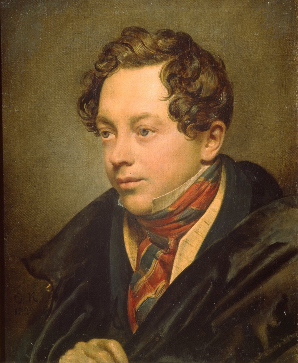 صورة للفنان Pyotr Basin 1794-1881 ، 1829 بواسطة أوريست أداموفيتش كيبرينسكي
