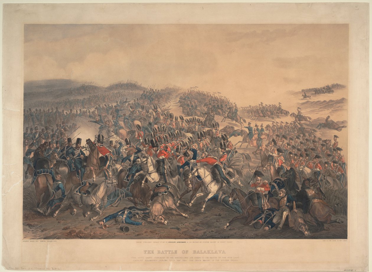 معركة بالاكلافا في 25 أكتوبر 1854 ، 1855 بواسطة أورلاندو نوري