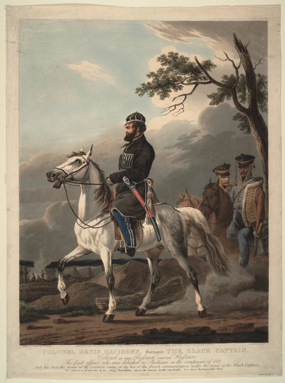دينيس دافيدوف 1784-1839 ، 1814 بواسطة أورلوفسكي