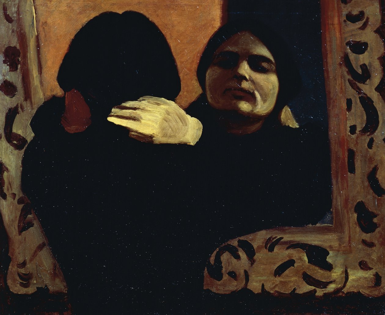 عيسى أمام المرآة (زوجة الفنانة) بواسطة أوسكار غيجليا