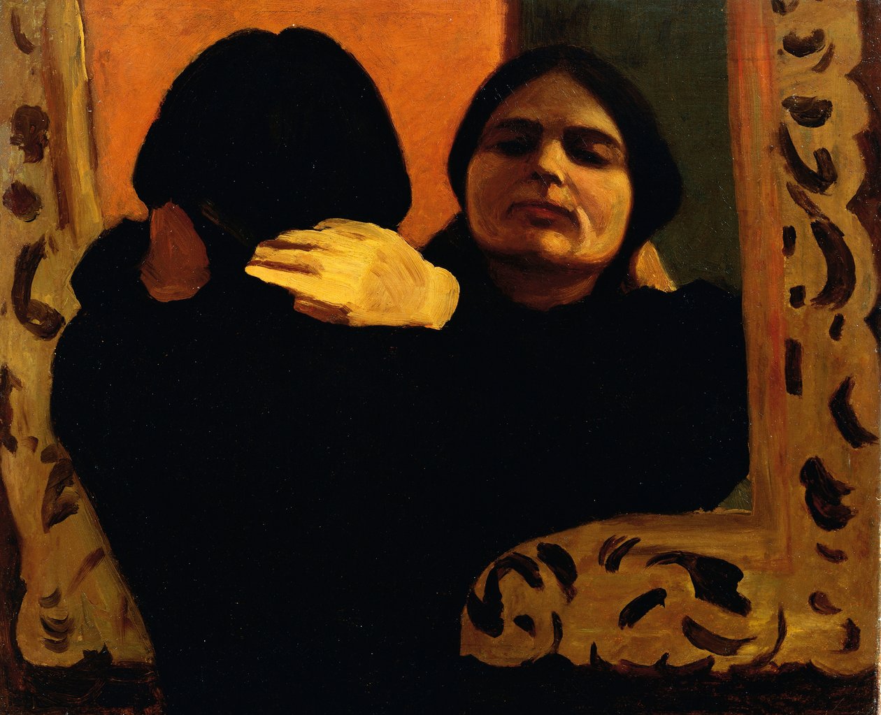 Isa in the mirror (The Artist