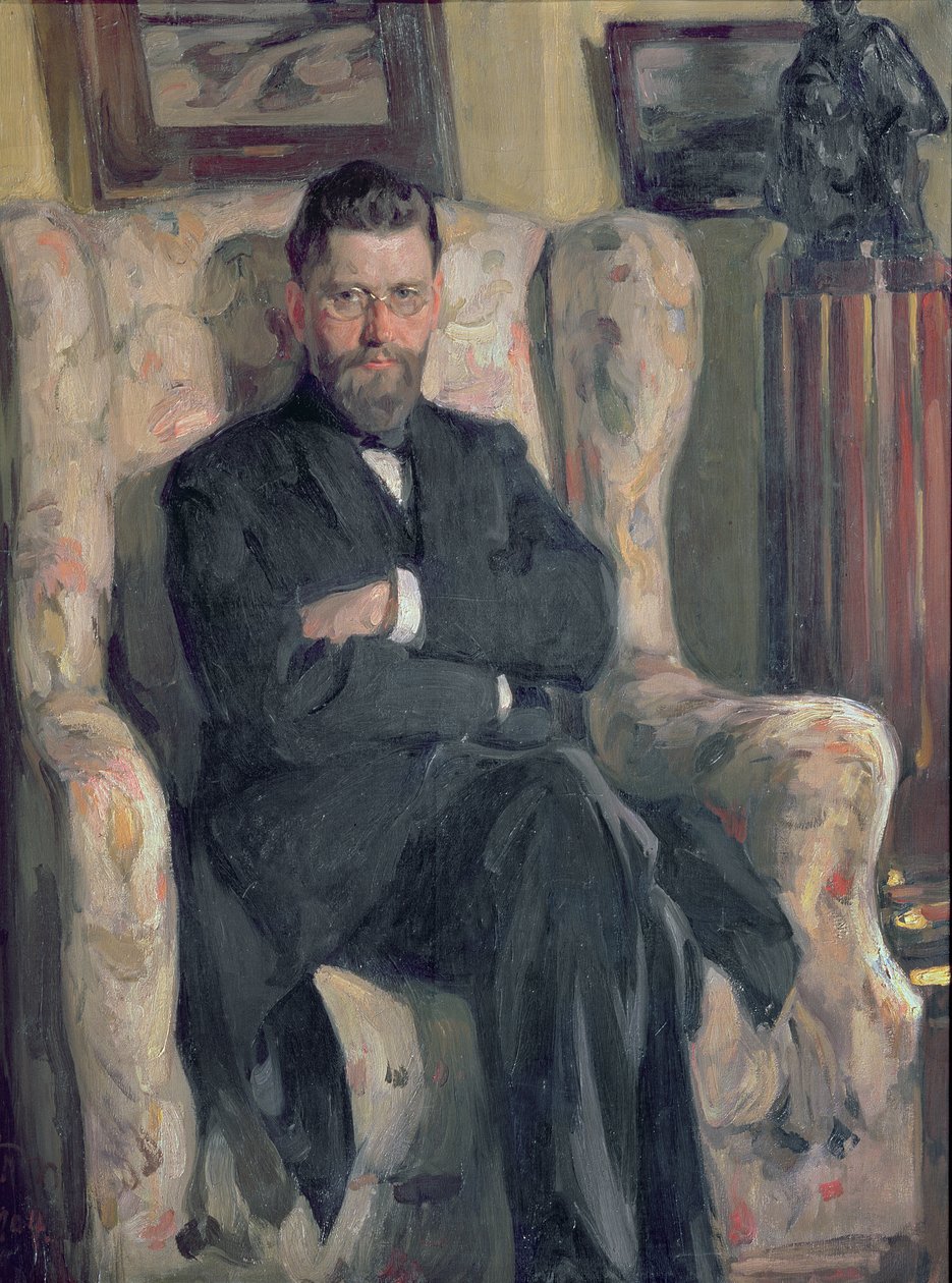 صورة جامع ألكسي أ. باخروشين (1865-1929) 1904 بواسطة أوسيب إيمانويلوفيتش براز