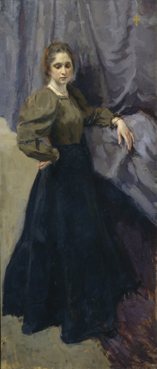 صورة للرسام يليزافيتا مارتينوفا 1868-1905 ، 1896 بواسطة أوسيب إيمانويلوفيتش براز