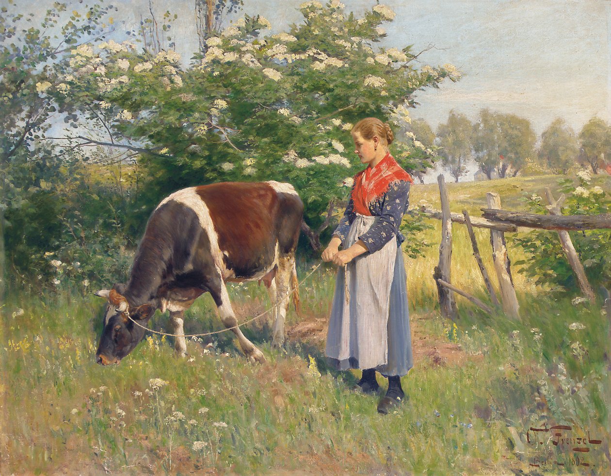الحافظة ، 1892 بواسطة أوسكار فرينزل