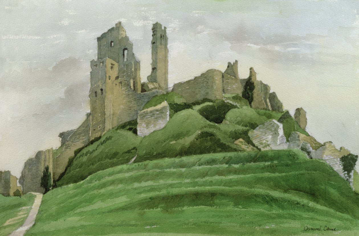قلعة كورف (مرحاض على ورق) بواسطة Osmund Caine