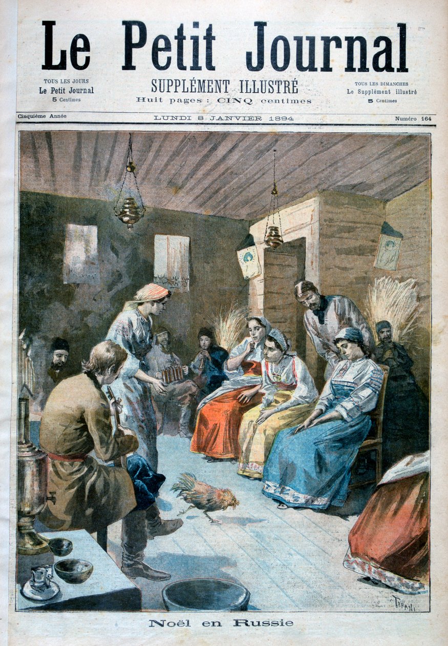 عيد الميلاد في روسيا ، 1893 1894 بواسطة أوزوالدو توفاني