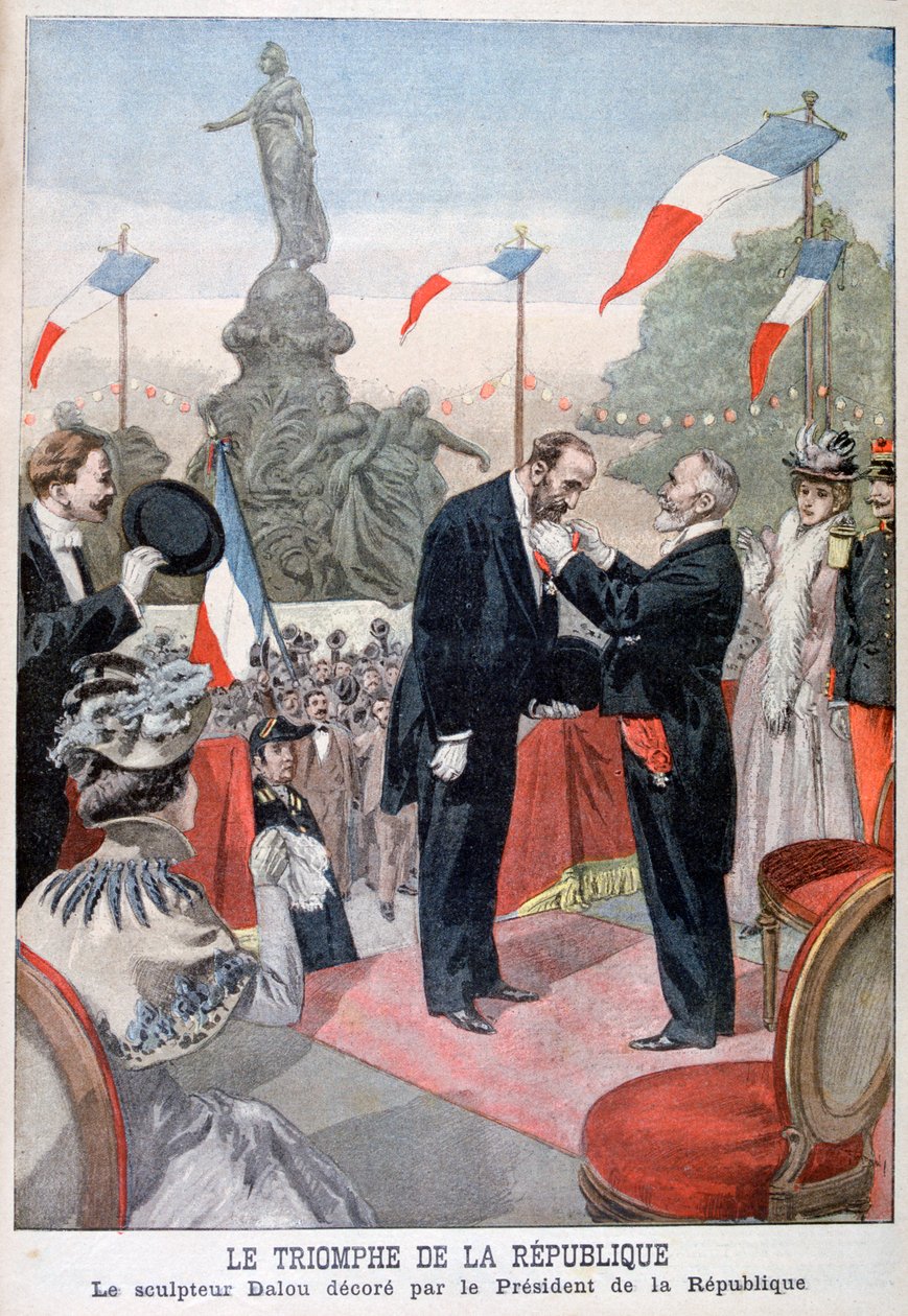 منح Jules Dalou ميدالية وسام جوقة الشرف من Emile Loubet ، 1899 بواسطة أوزوالدو توفاني
