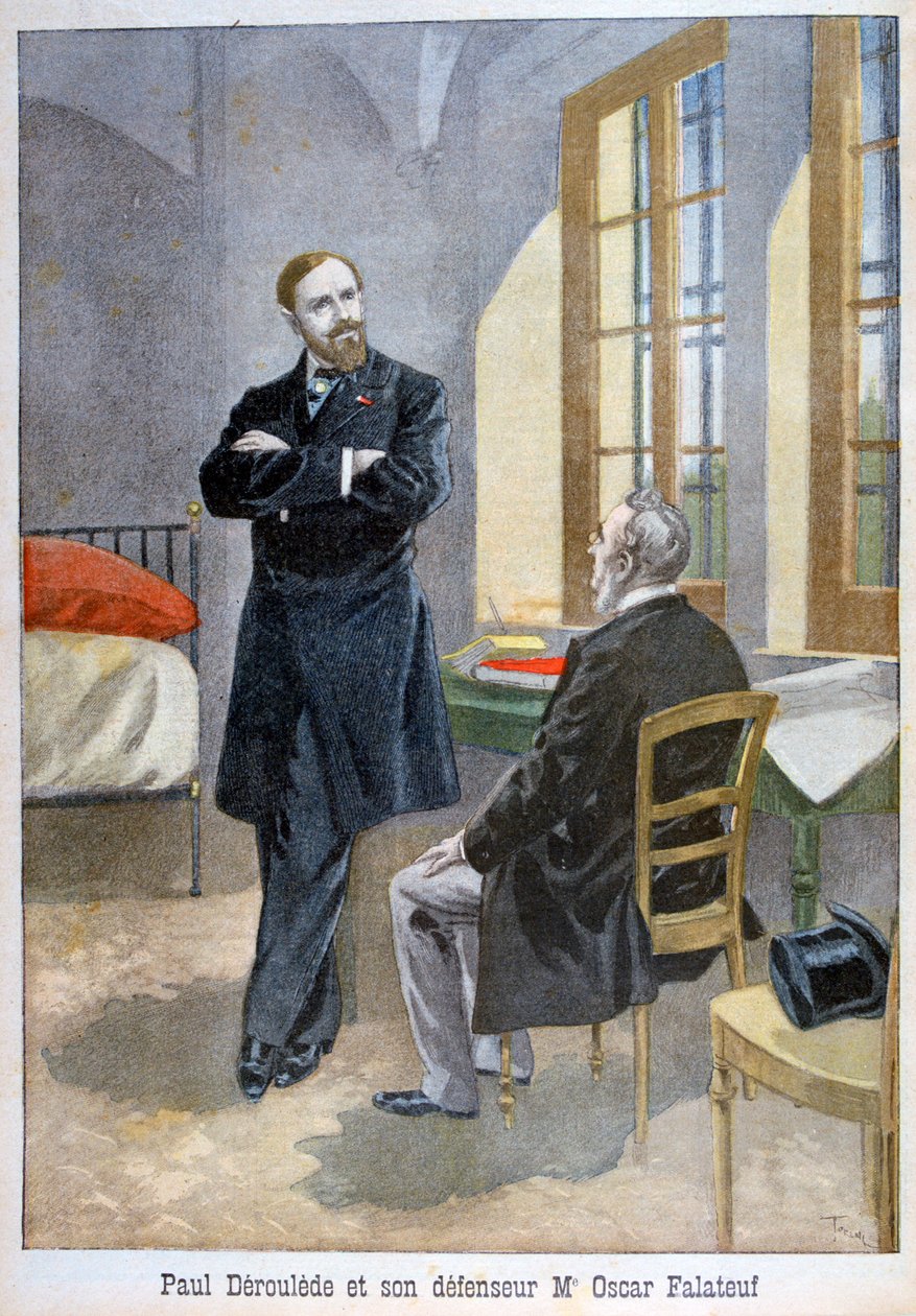 بول ديروليه ومدافعه أوسكار فالاتوف ، 1899. بواسطة أوزوالدو توفاني