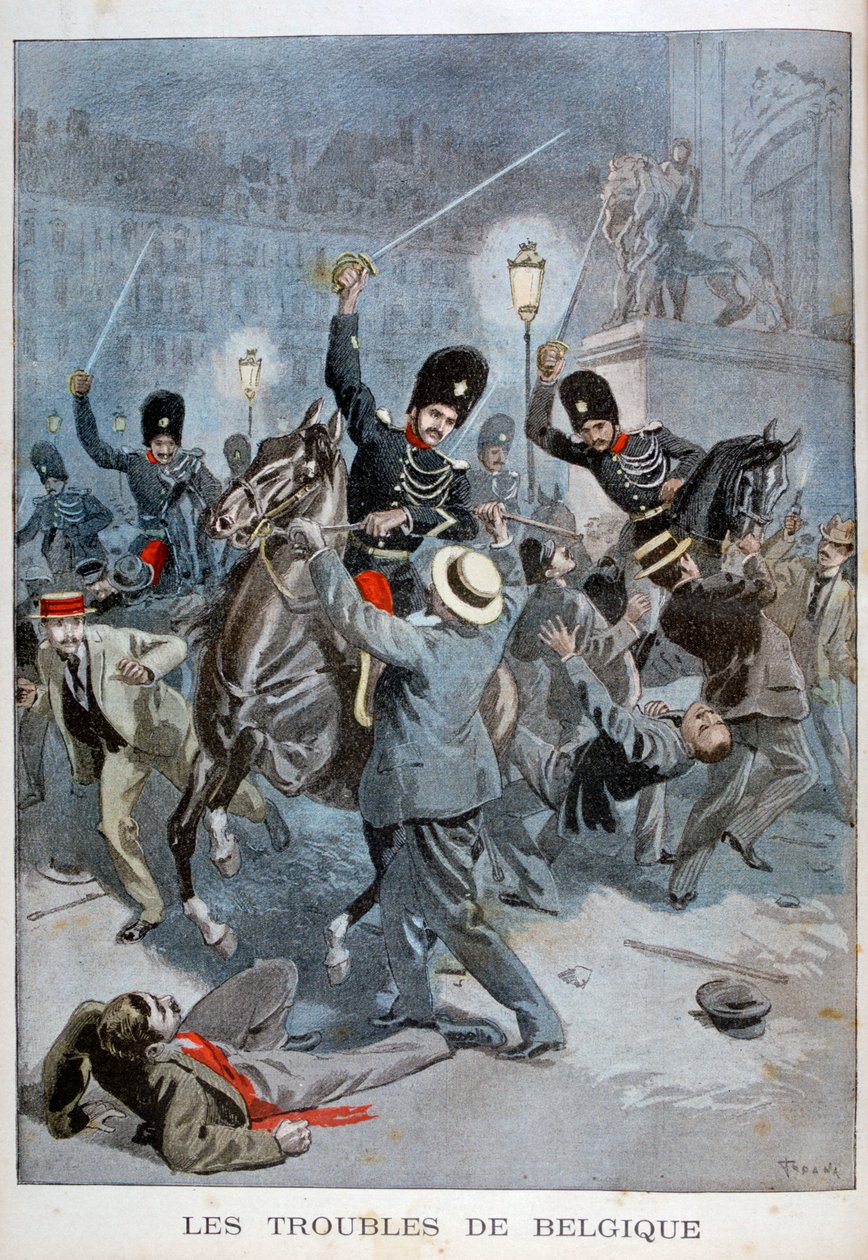 مشكلة في بلجيكا ، 1899 بواسطة أوزوالدو توفاني