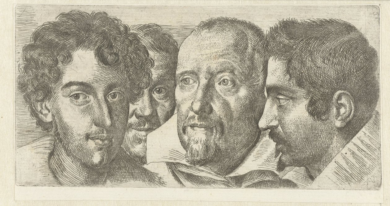 Portret بواسطة Cosimo Orsino ، Cesare Bartolotti ، Sigmund Laire in a zelfportret by Ottavio Leoni بواسطة أوتافيو ماريو ليوني