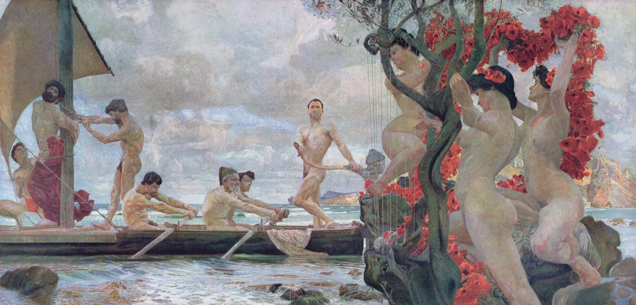 يوليسيس وصفارات الإنذار ، c.1900 بواسطة أوتو غرينر