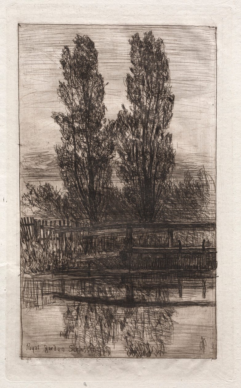 Poplars ، Royal Garden ، Schleissheim ، 1879. بواسطة أوتو هـ