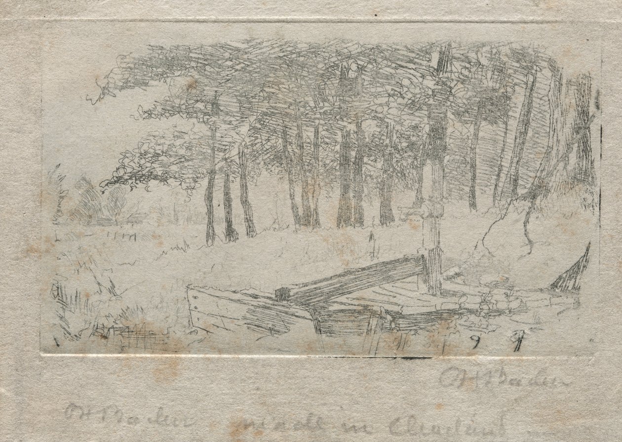 رسم من الطبيعة ، 1879. بواسطة أوتو هـ