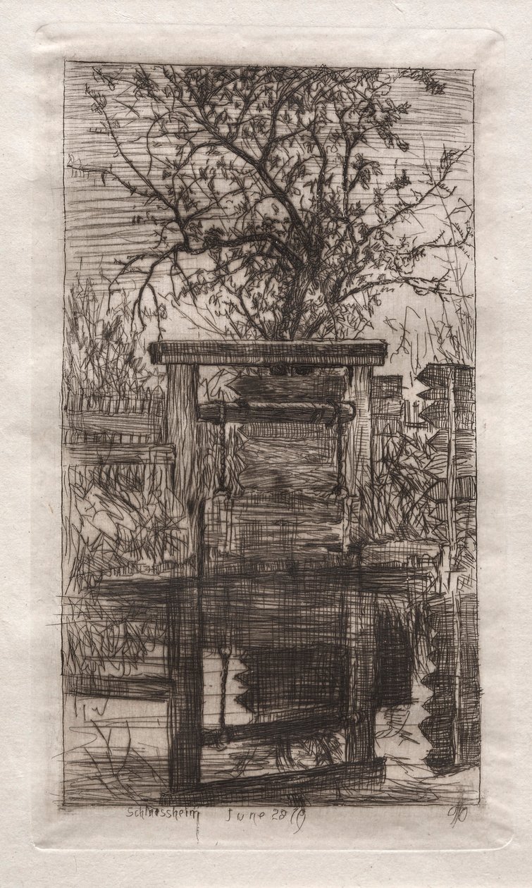 القفل ، Schleissheim ، 1879. بواسطة أوتو هـ