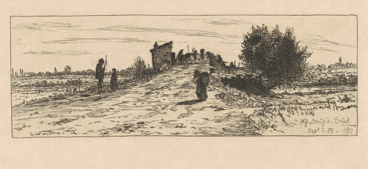 على Staufa Bruck ، 1879. بواسطة أوتو هنري باشر