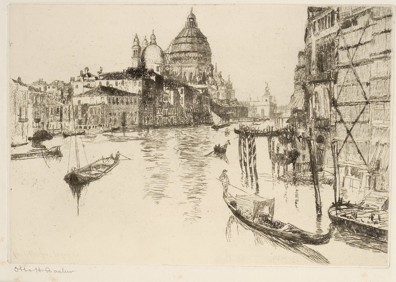 Grand Canal, Venice بواسطة أوتو هنري باشر