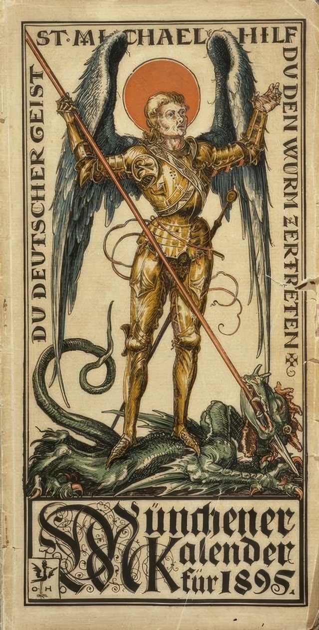 Du deutscher Geist, St. Michael, hilf Du den Wurm zertreten بواسطة أوتو هوب