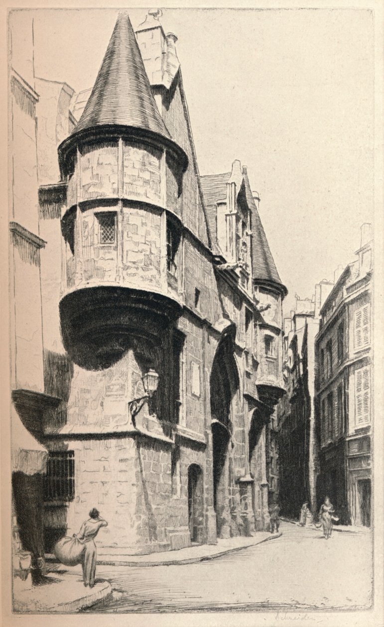 "Hotel de Sens" ، 1915 بواسطة أوتو جيه شنايدر