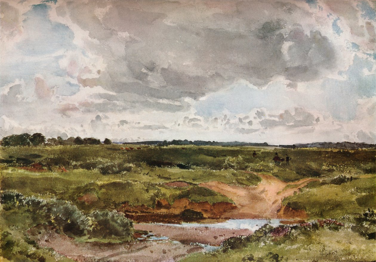 "Southwold Common in August" ، c1889 بواسطة أوتو المحدودة