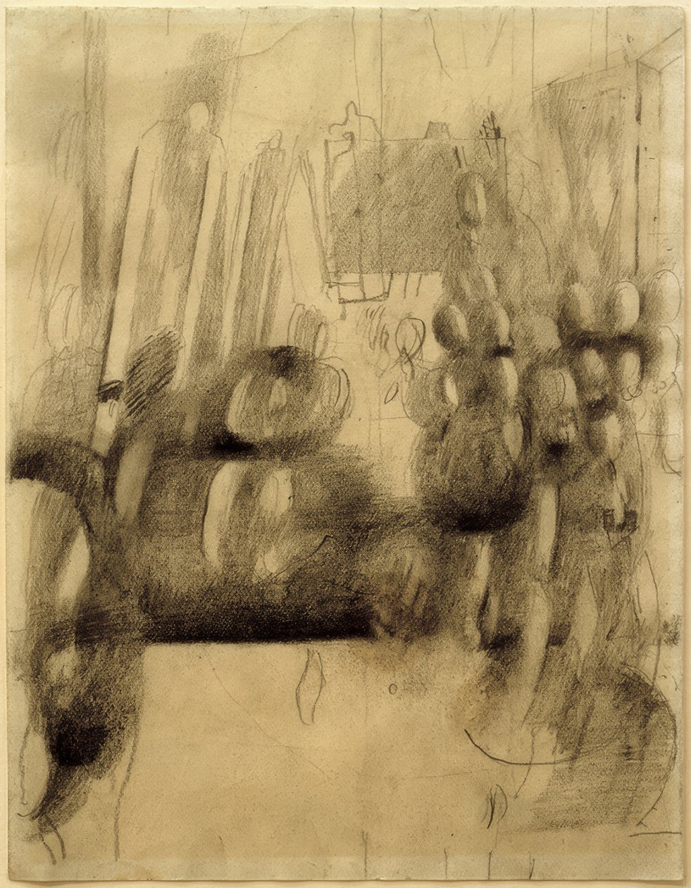 الدخول إلى الفصل (قاعة المدرسة). رسم بواسطة أوتو ماير أمدن