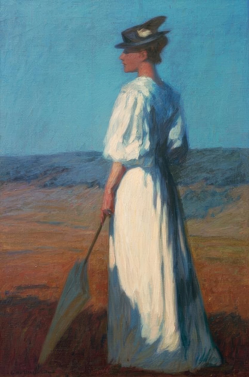 امرأة بيضاء بواسطة Otto Ubbelohde