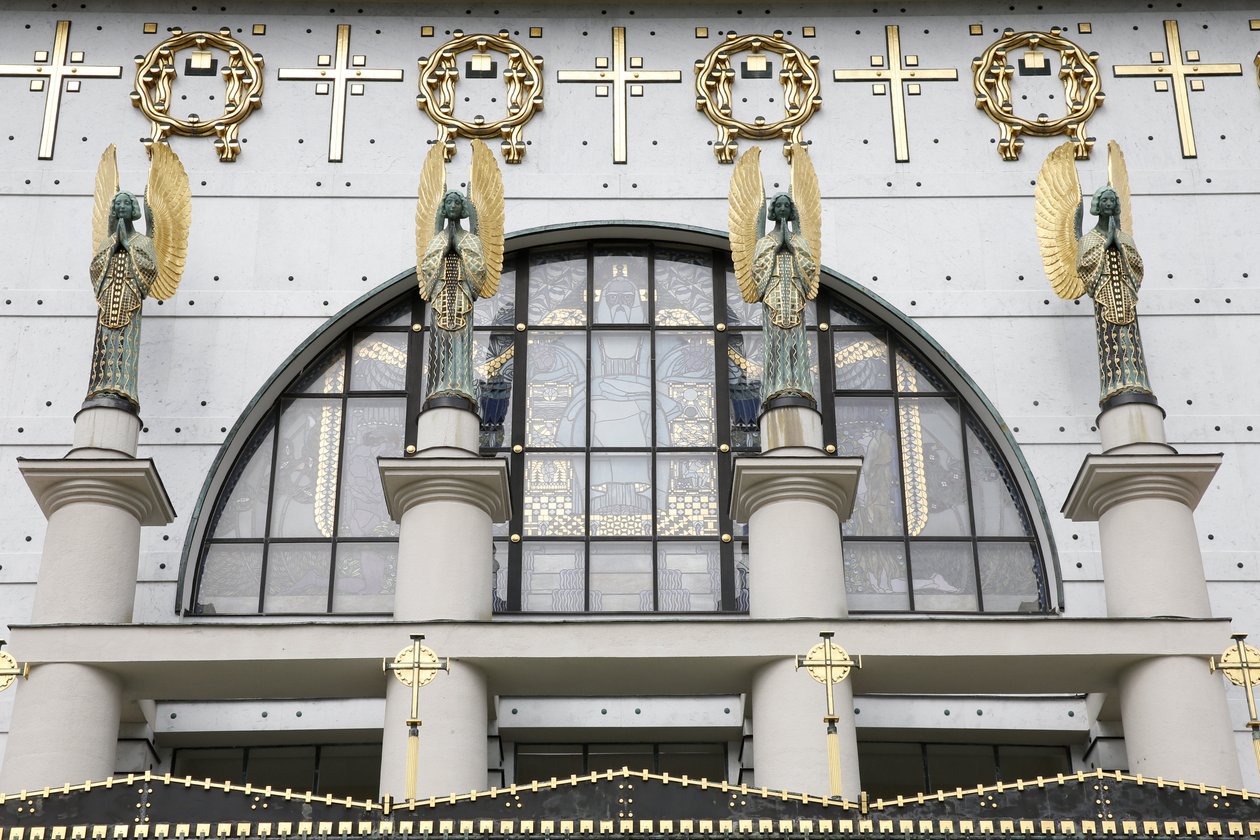كنيسة Am Steinhof (كنيسة Leopld) التي صممها Otto Wagner ، فيينا ، النمسا (صورة) بواسطة أوتو واجنر