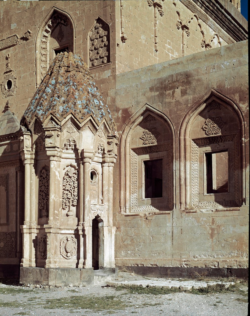 منظر لقصر اسحق باشا بواسطة المدرسة العثمانية