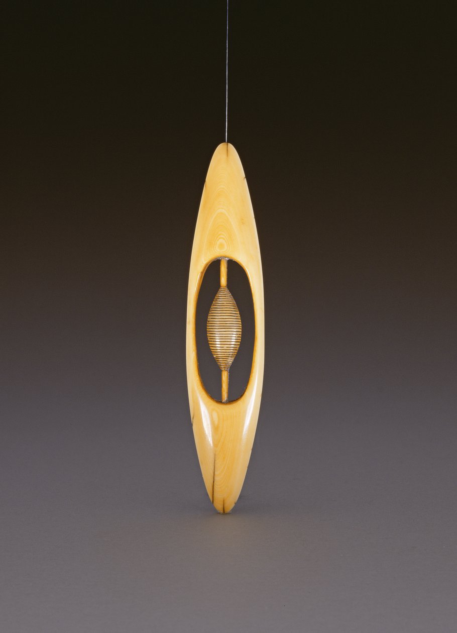 نيتسوكي يصور مكوك النسيج ، c.1860 (انظر أيضًا 208396) بواسطة أوزاكي كوكوساي