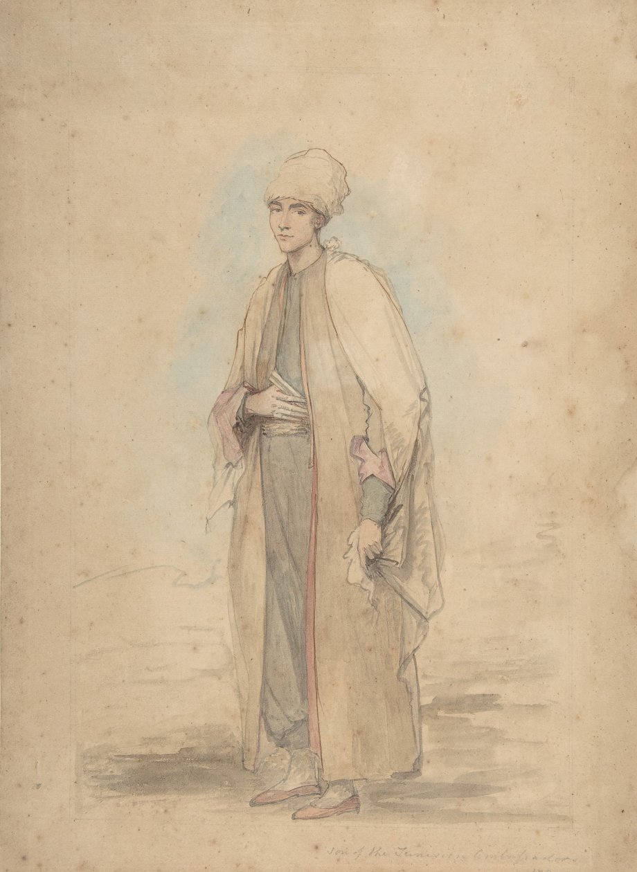 ابن السفير التونسي 1780. بواسطة أوزياس همفري