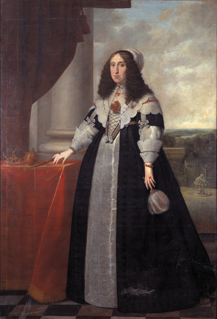سيسيليا ريناتا ملكة النمسا ، 1643 بواسطة P. Danckerts