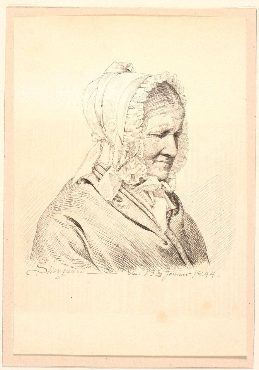 السيدة Anneken Marie von Würden f. Sponum، HE Freunds svigermor. بواسطة PC Skovgaard