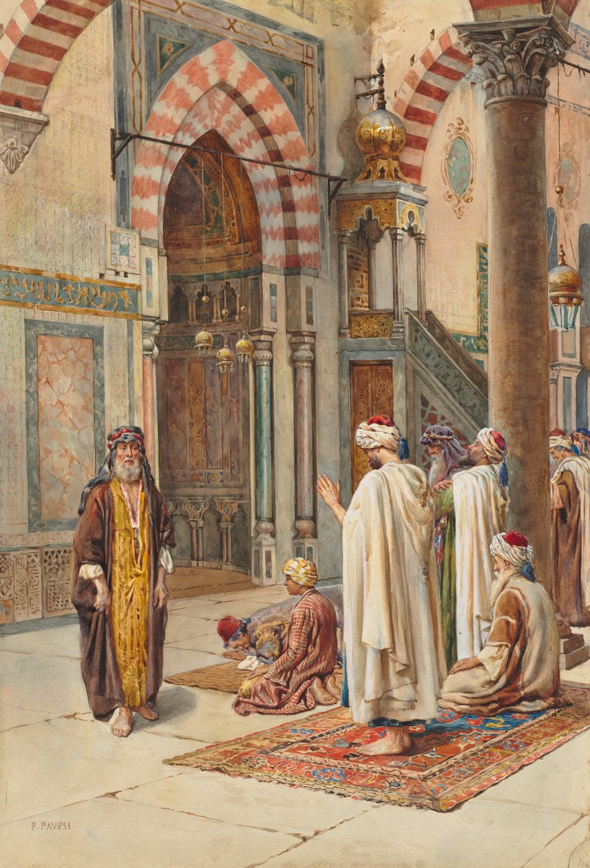 المسلمون في الصلاة بواسطة P. Pavesi