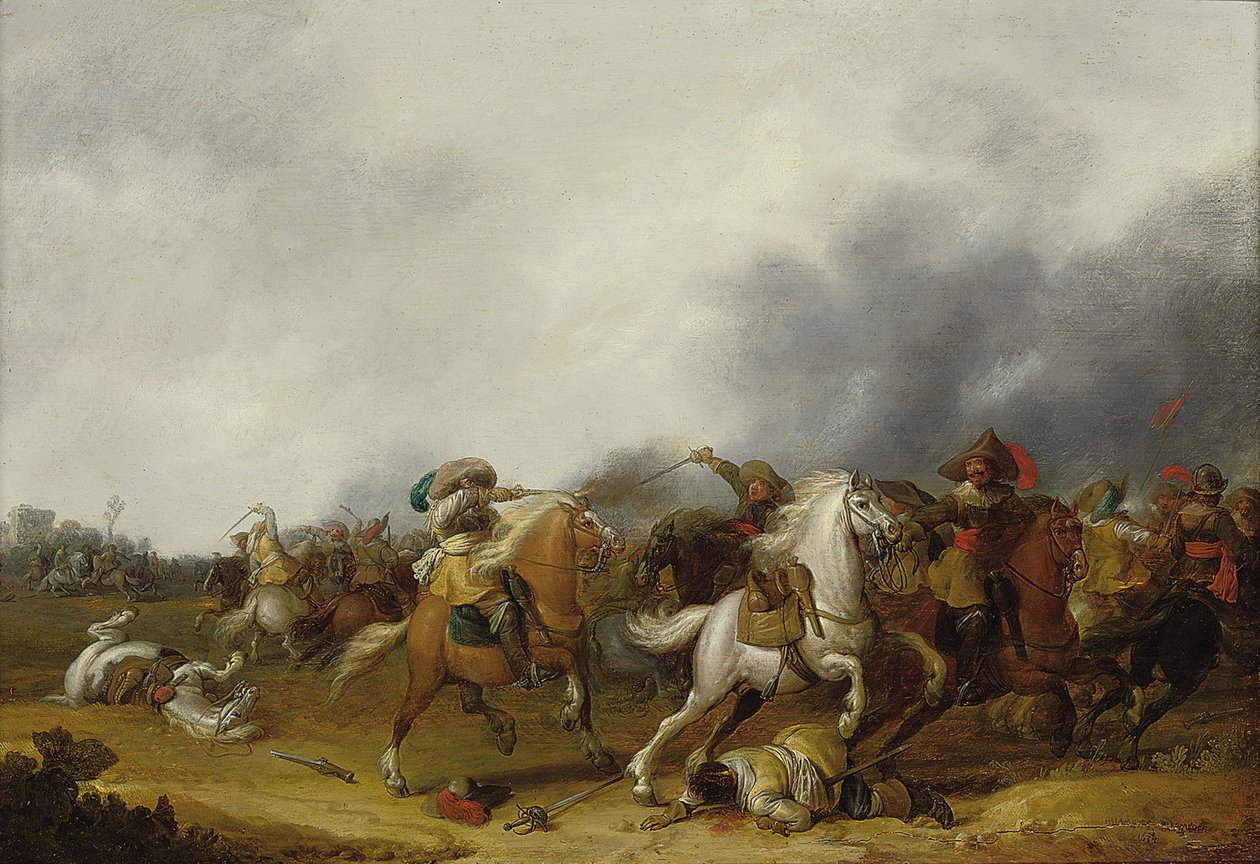 مناوشات سلاح الفرسان ، 1634 بواسطة Palamedes Palamedesz