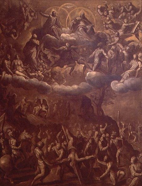صلب القديس بطرس حوالي 1615 (زيت على قماش) بواسطة بالما إل جيوفان