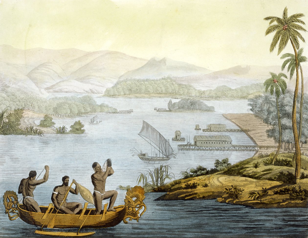 Port Dury ، اللوحة 75 من "Le Costume Ancien et Moderne" بقلم Jules Ferrario ، تم نشرها في 1820s-30s بواسطة باولو فوماجالي