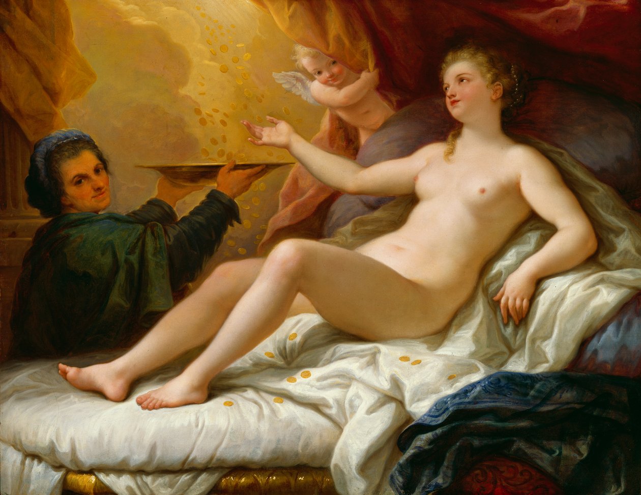 Danae ، c.170515 (زيت على قماش مثبت على الماسونيت) بواسطة باولو دي ماتيس