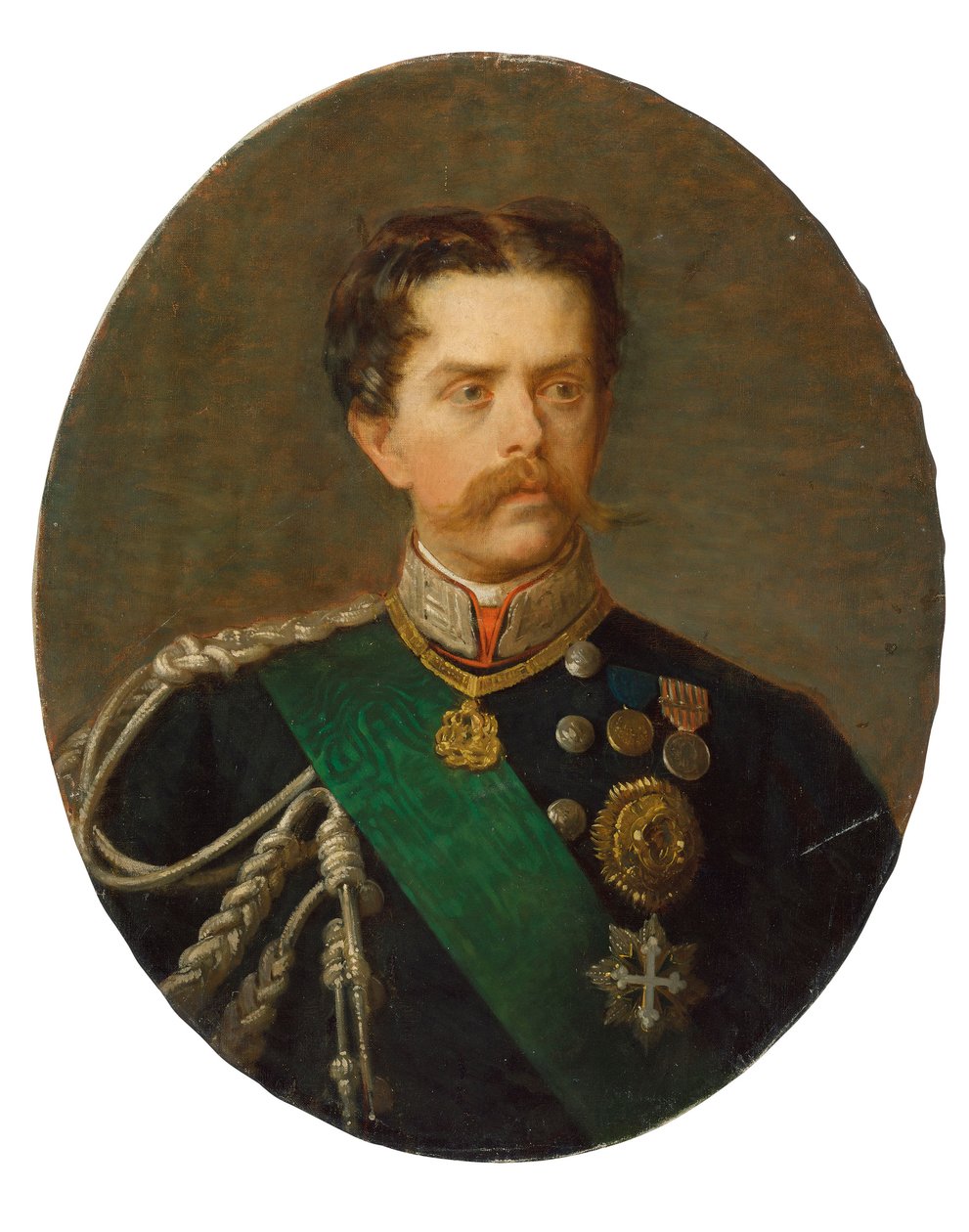 صورة لملك إيطاليا أمبرتو الأول 1844-1900. بواسطة باولو ، باكشيتي