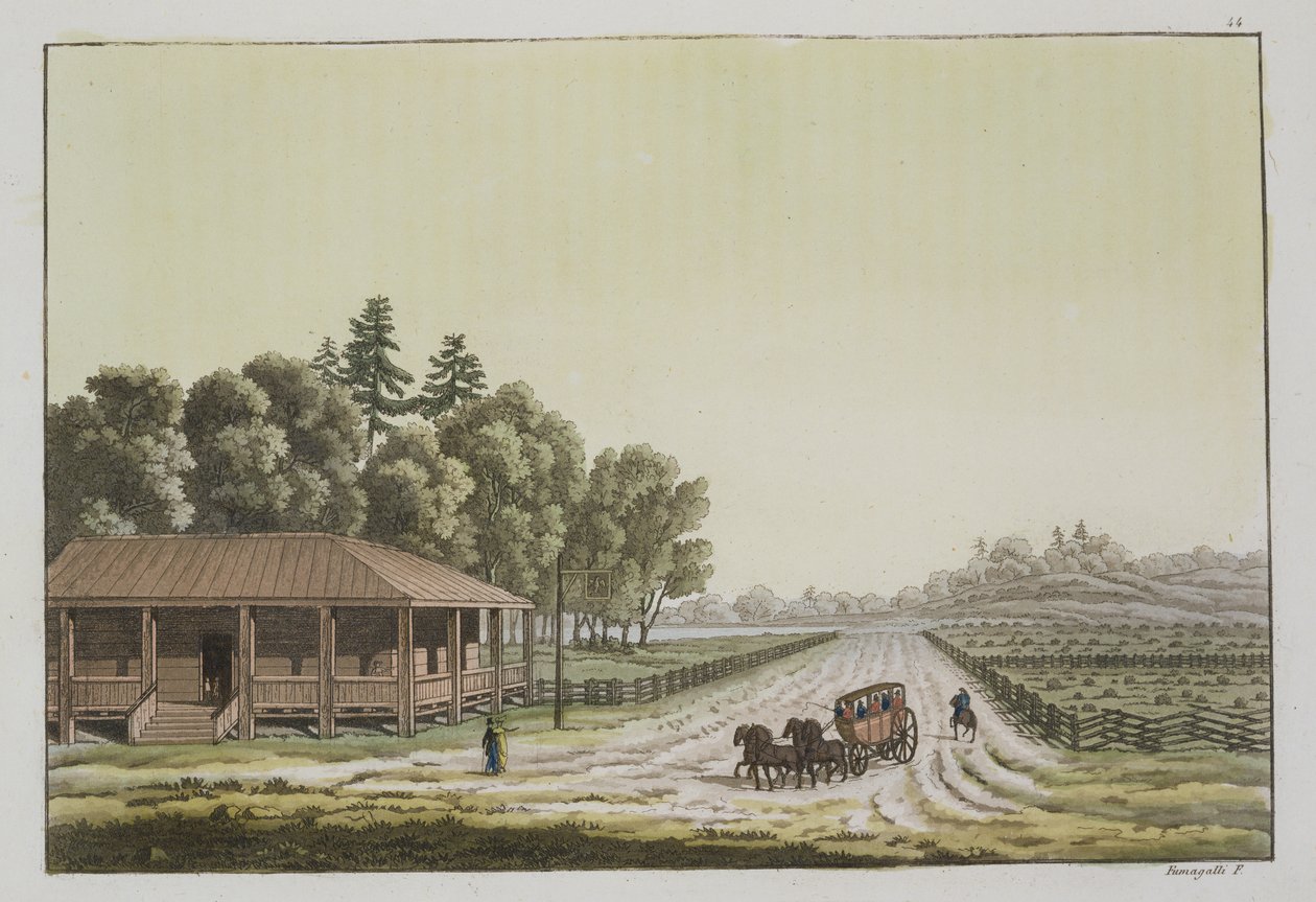 ِحظ، بسبب، تلة الكابيتول، واشنطن.، (color، engraving) بواسطة باولو فوماجالي