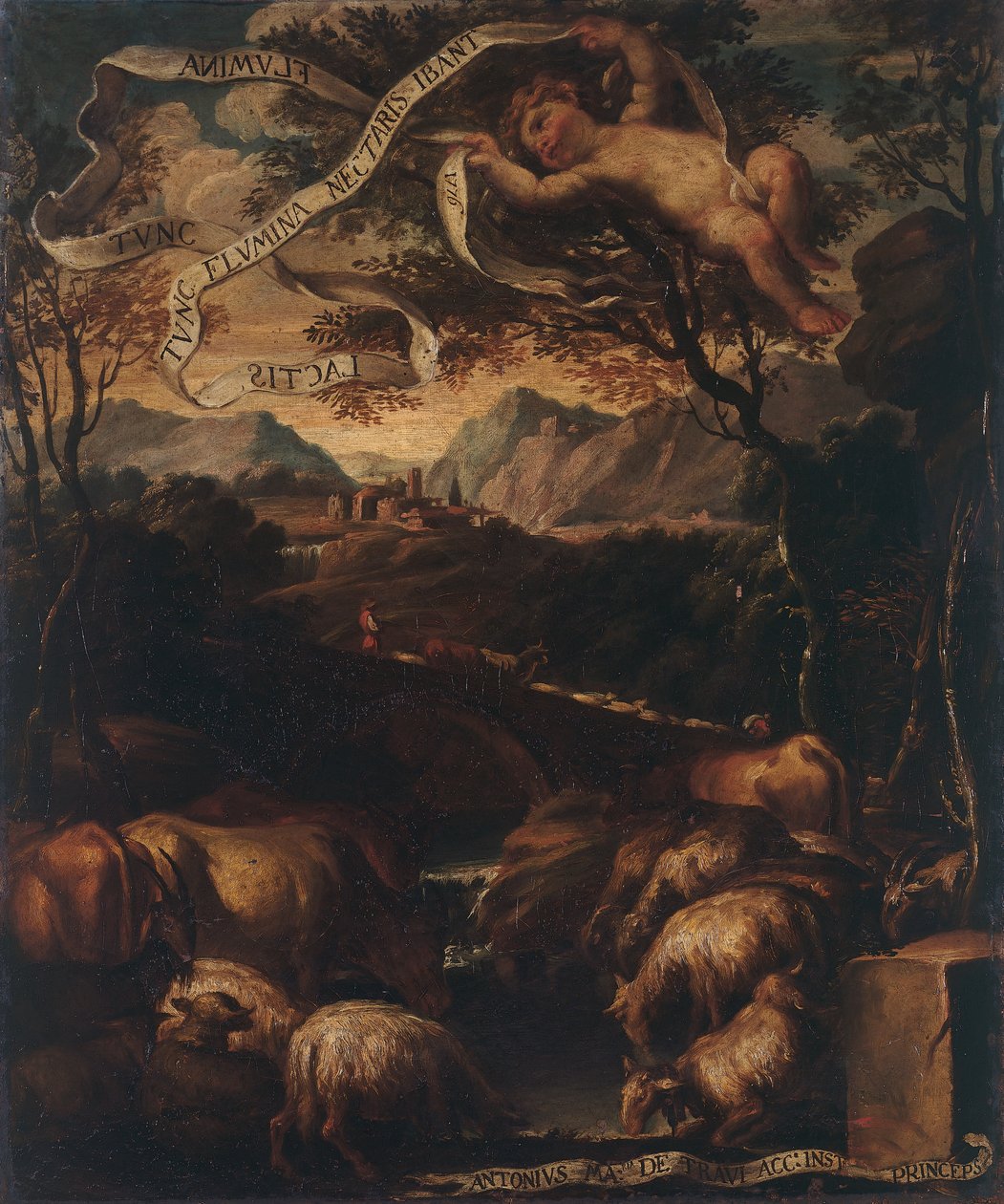 Golden Age, painting by Paolo Gerolamo Brusco (1742-1820), Italy بواسطة باولو جيرولامو بروسكو