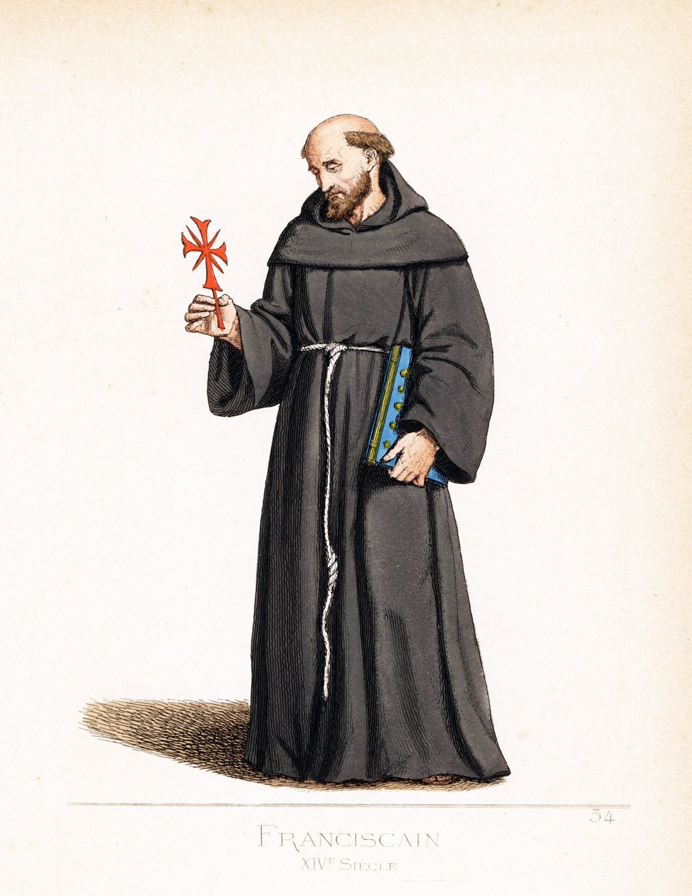 الزي الكتابي: un monk franciscan بواسطة باولو ميركوري