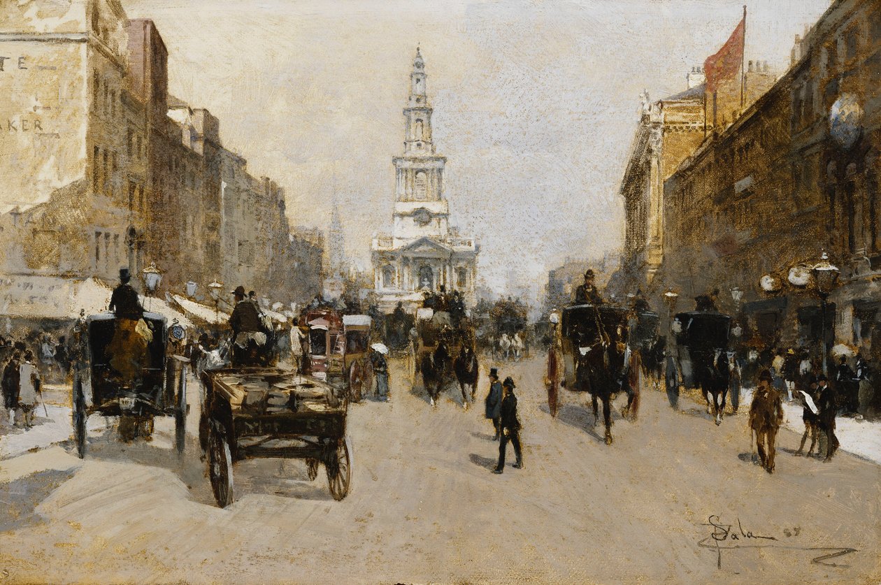 ستراند ، لندن ، 1888 بواسطة باولو سالا
