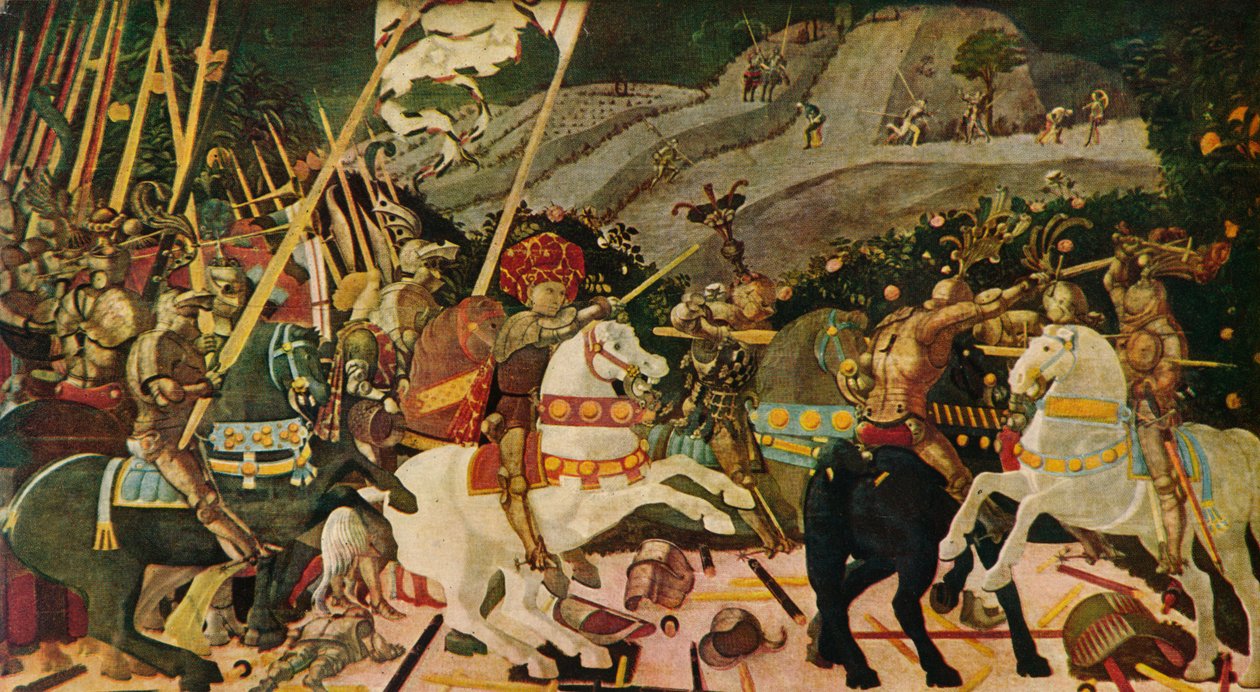 معركة سان رومانو ، c1438 ، 1909 بواسطة باولو أوشيلو