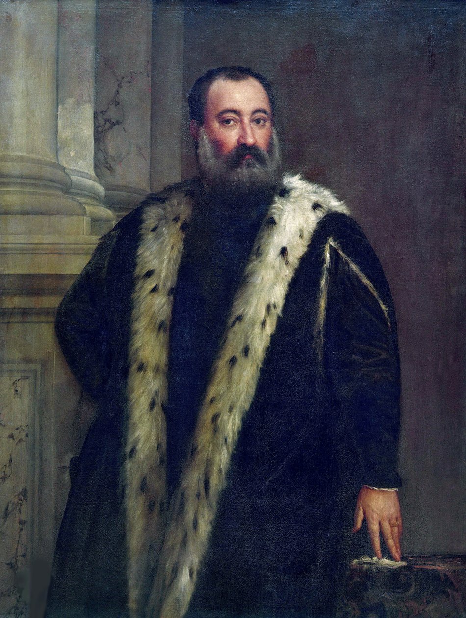 صورة للوكيل العام أليساندرو كونتاريني ، ج. 1565. بواسطة باولو فيرونيز