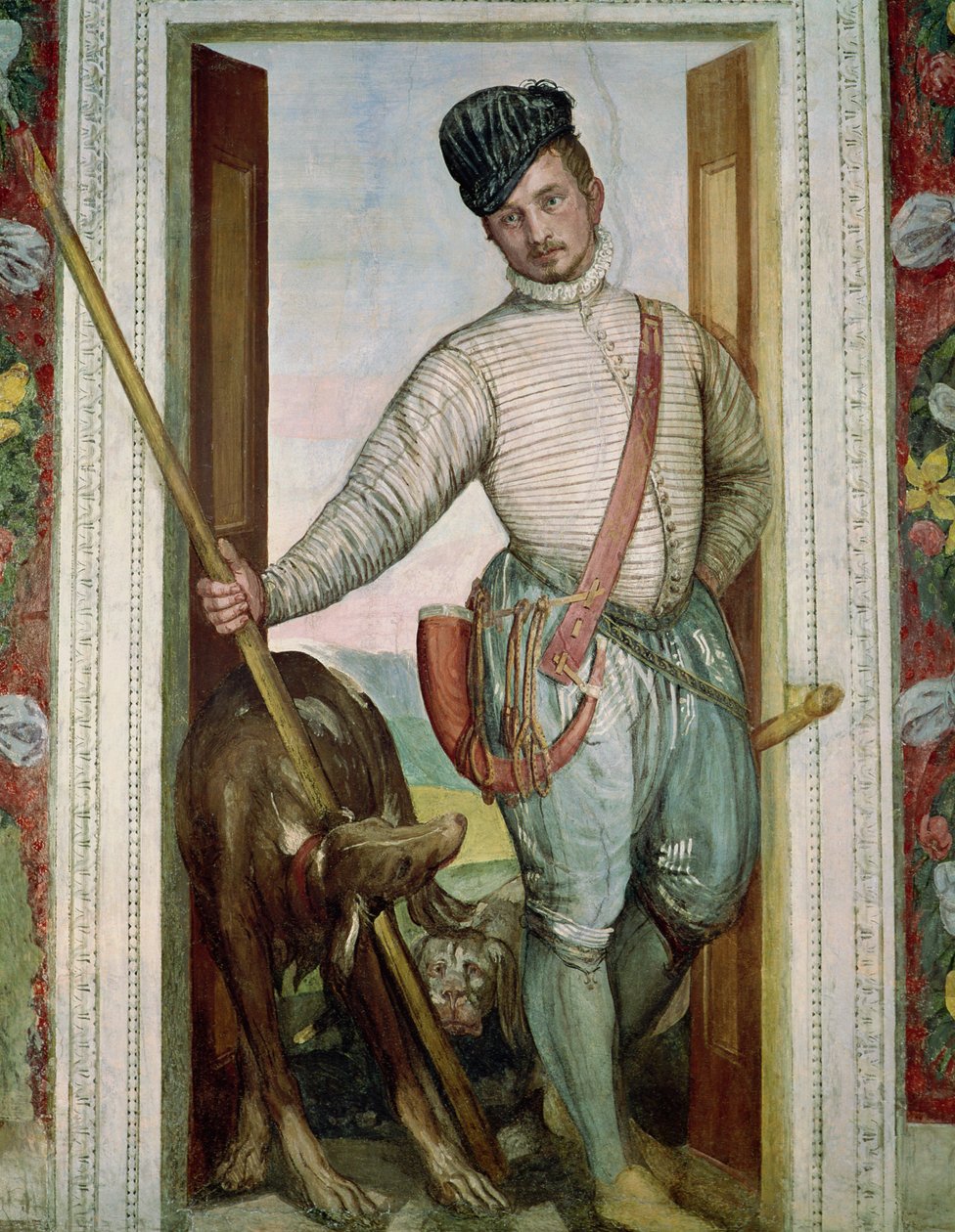 صورة شخصية في زي الصيد ، 1562 بواسطة باولو فيرونيز
