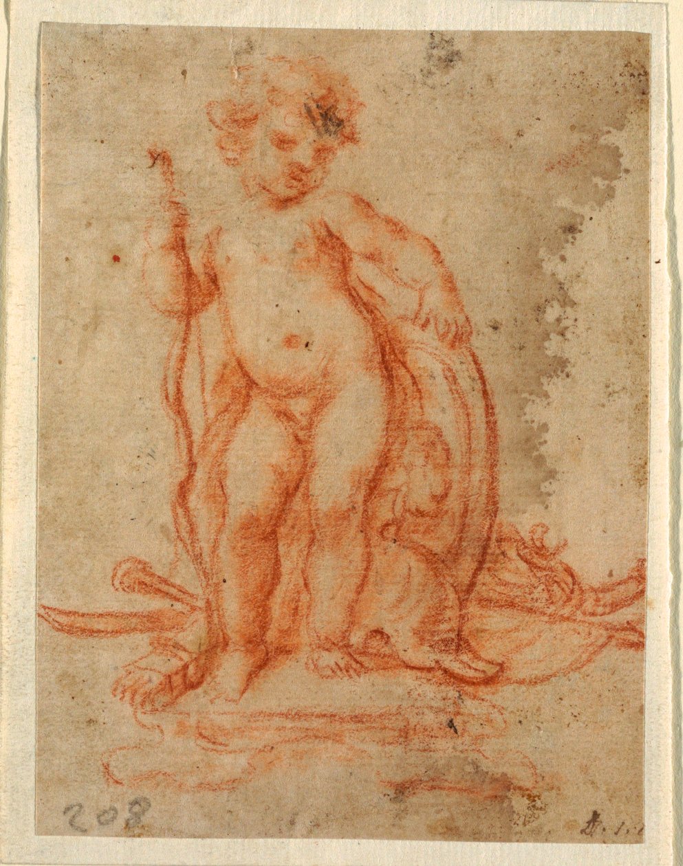 رسم، تصميم كيوبيد وكأس الأسلحة، 1710-28 بواسطة باولو دي ماتييس